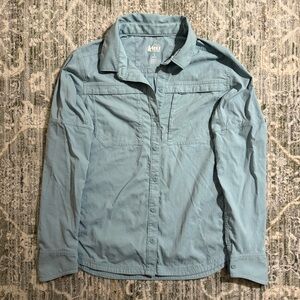 REI Sahara Button Up Long Sleeve Shirt